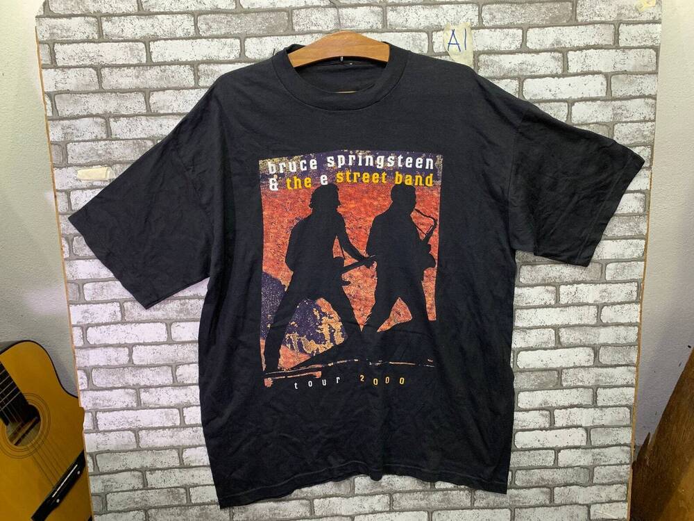 Bruce Springsteen & The E Street Band Tour 2000 American Rock Band T-shirt